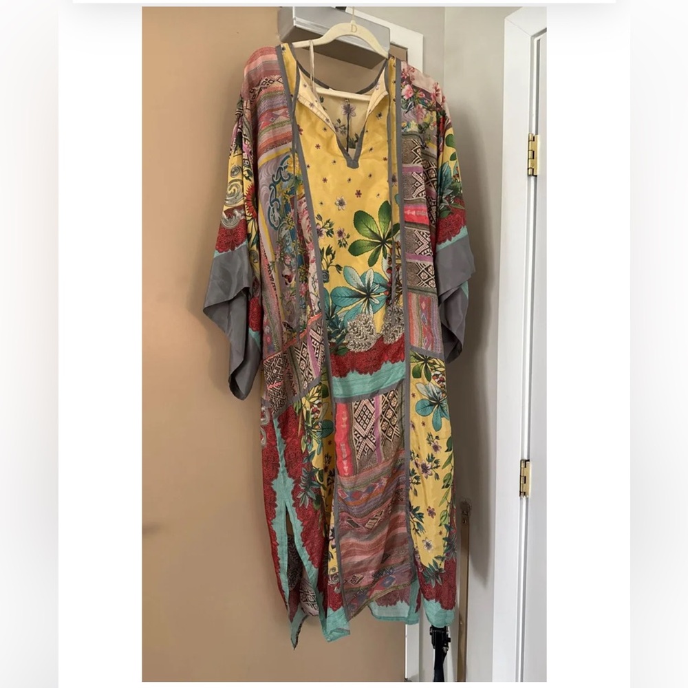 Johnny Was Botanical Stan Kimono Dress